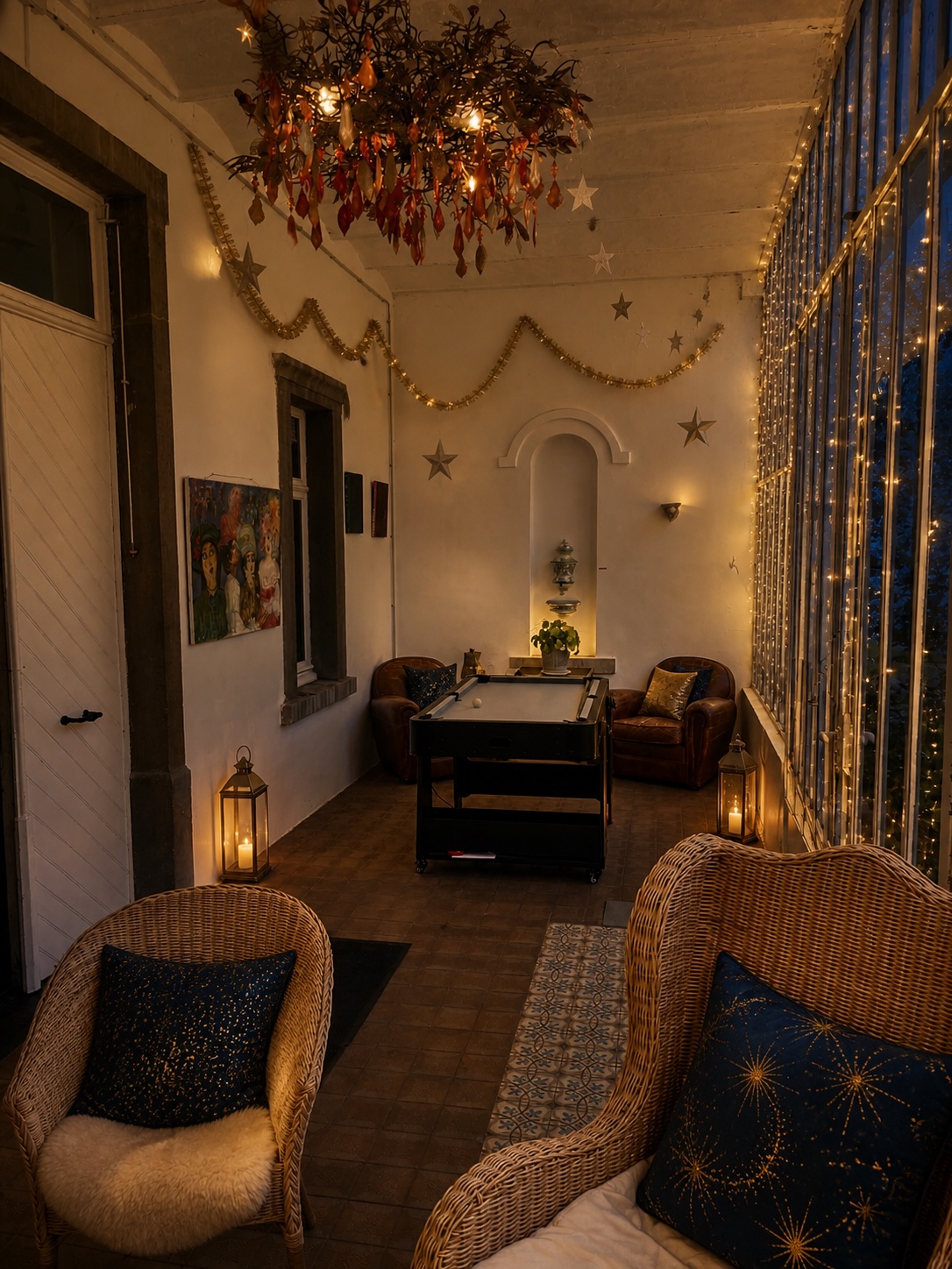 L’orangerie du Manoir illuminée pour le Nouvel An